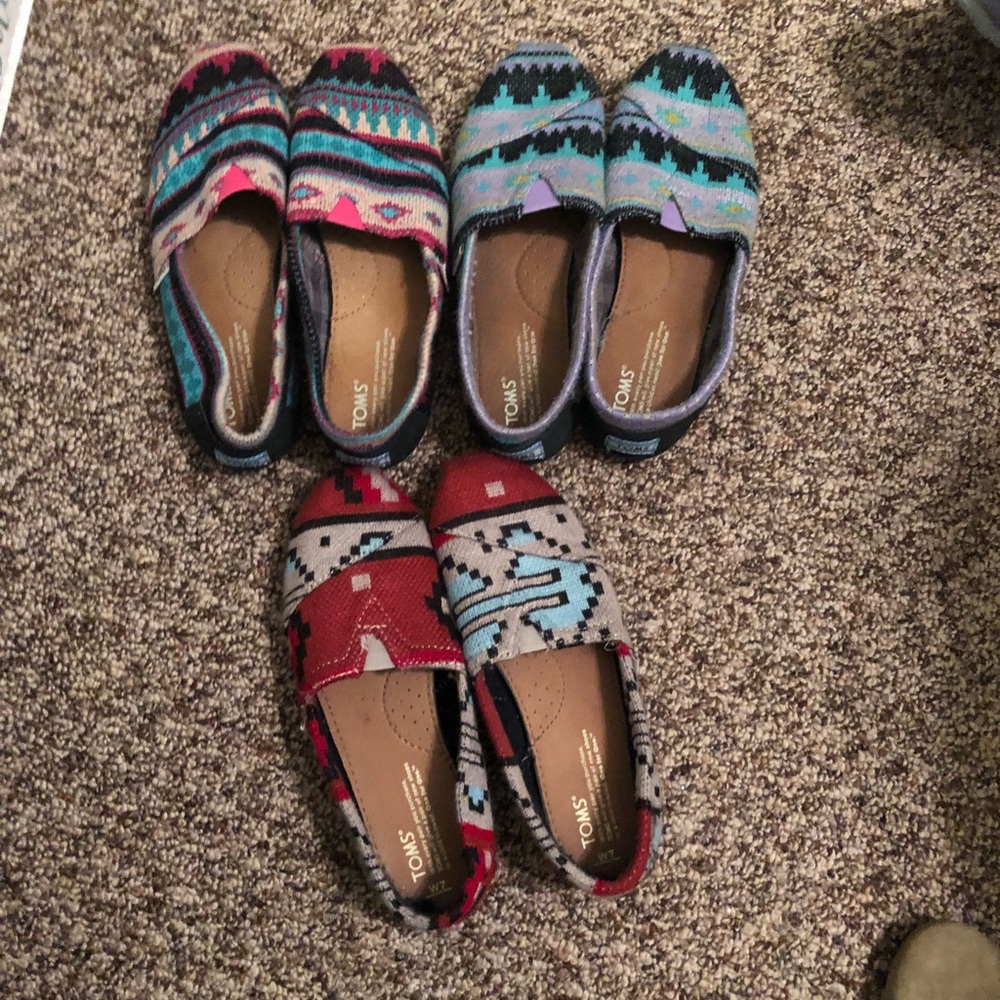 Toms bundle. All size 7.